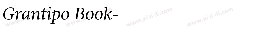 Grantipo Book字体转换